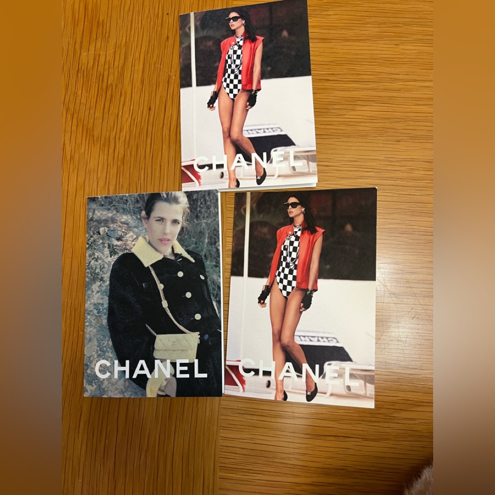 Chanel blank cards